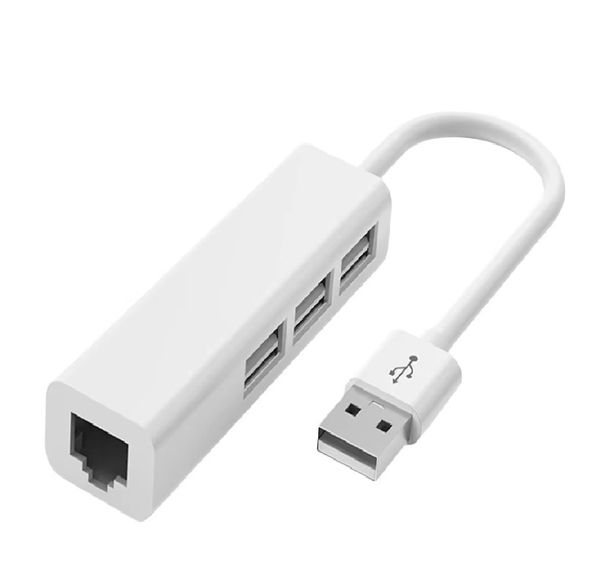 USB Smart Hub with 3 Port USB & RJ45 Port