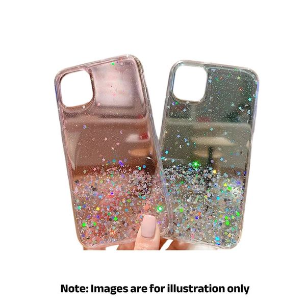 Samsung A72 Pink Bling Star Case