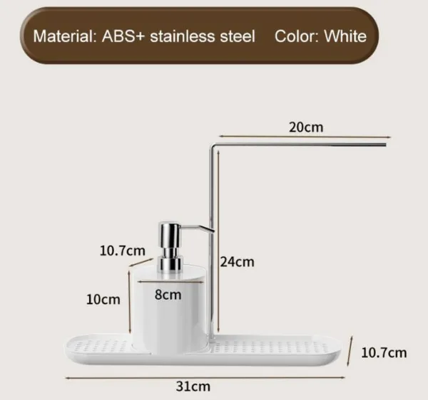 Sleek Kitchen Soap Dispenser with Hand wash dispenser