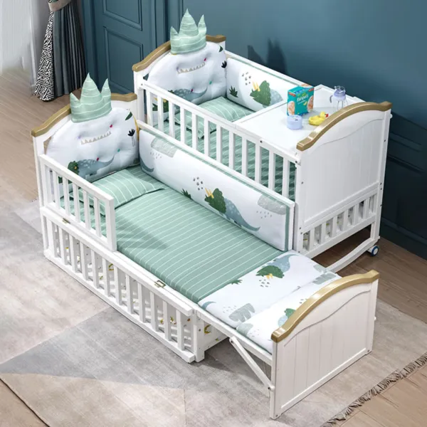 Baby Crib Multifunctional BB Baby Bed