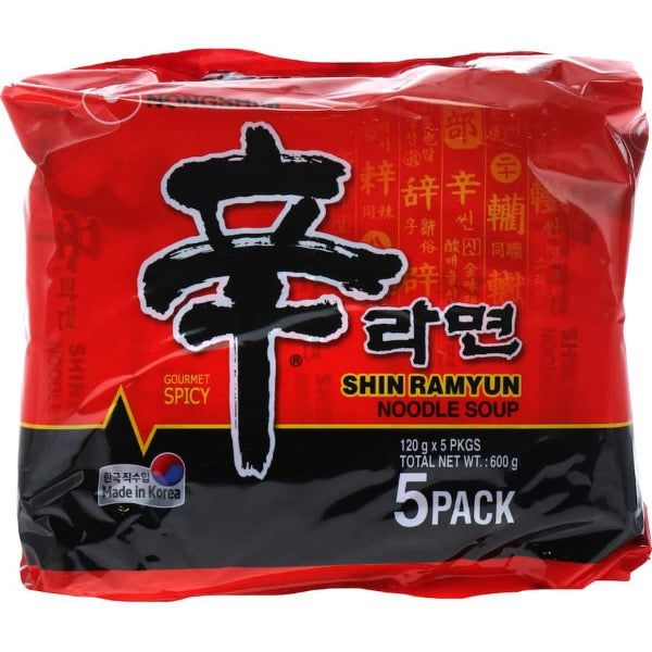 Nong Shim Shin Noodles 120g x 5PK