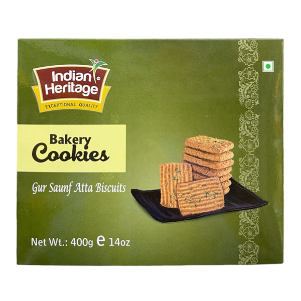 Indian Heritage Gur Saunf Cookies 400g