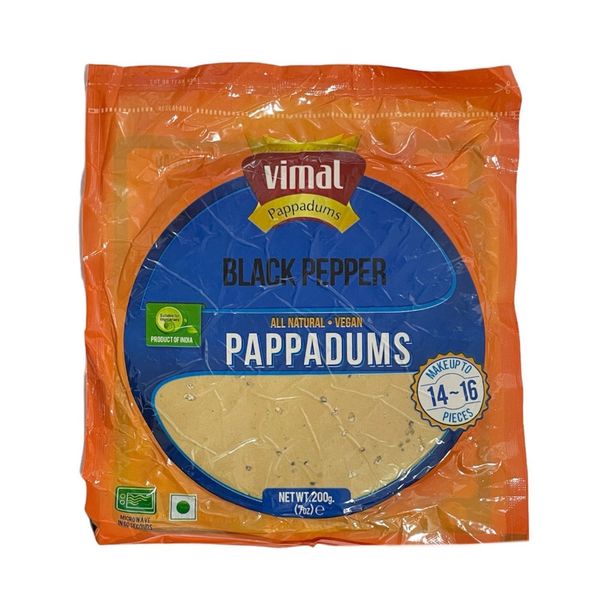 Vimal Papad Black Pepper 200g