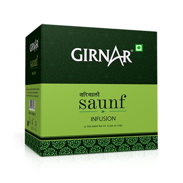 Girnar Green Tea Saunf 10s