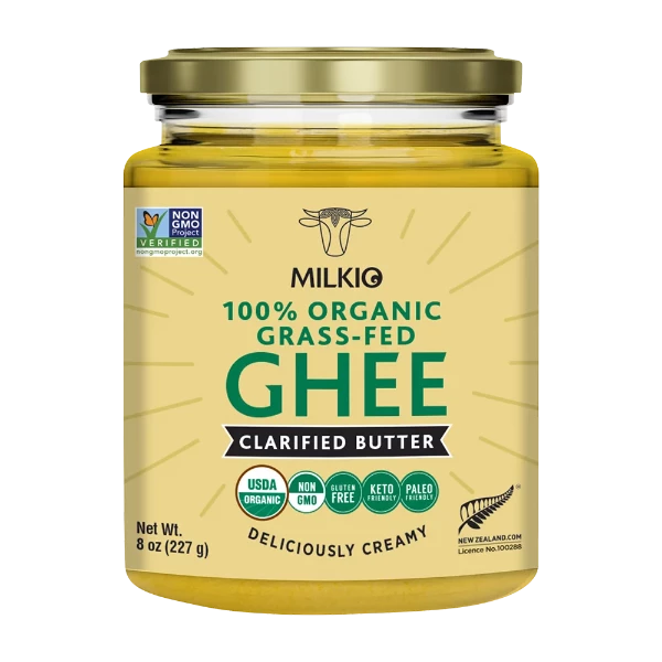Milkio Organic Grass Fed Cow Ghee 250ml