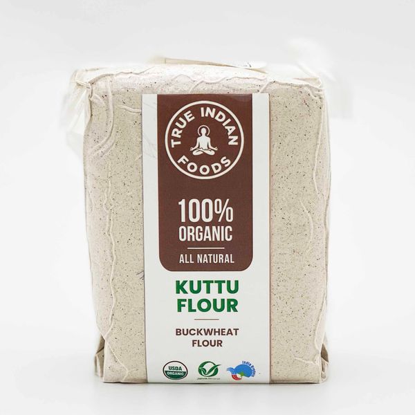 True Indian Foods Organic Buckwheat Kuttu Flour 500g