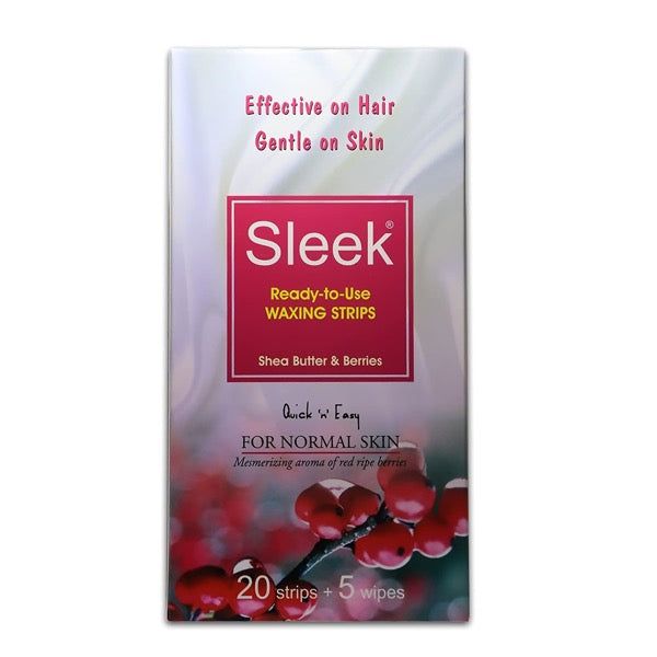 Sleek Waxing Strips Normal Skin 20pc
