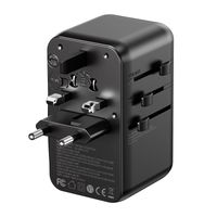 Trusmi Travel Charger / Travel Adapter 68W 3C2A Travel Charger with Cable Black CH18-02