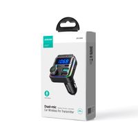 Joyroom 48W Dual-Mic Car Wireless FM Transmitter Black JR-CCB01