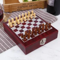 4 Pcs Bar Accessories Set With Chess