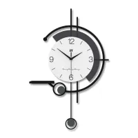 Astronaut-Themed Wall Clock with Minimalist Shelf Design