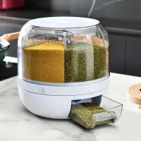 Sleek & Modern Multigrain Dispenser to Keep Your Grains Fresh and Organized