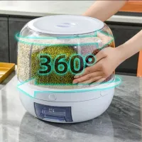 Sleek & Modern Multigrain Dispenser to Keep Your Grains Fresh and Organized