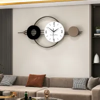 Minimalist Geometric Wall Clock with Roman Numerals