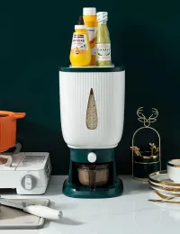 Versatile Rice/Grains Storage Box for Keeping Your Pantry Organized and Your Grains Fresh