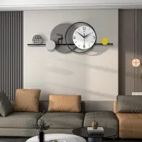 Modern Geometric Wall Clock with Minimalist Design
