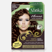 Vatika Henna Dye Dark Brown 60g