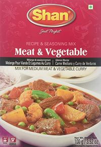 Shan Meat Vegetable Curry Mix 100g