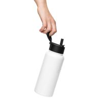 REPX Stainless steel water bottle with a straw lid