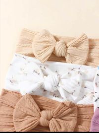 6pcs Spring Style Baby Nylon Decorative Hairbands, Suitable For Daily Use