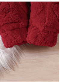 Baby Girl Solid Zipper Hooded Jumpsuit