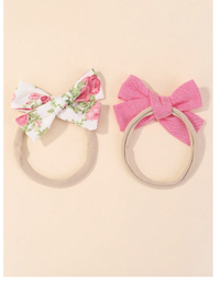5pcs Baby Bow Decor Hair Band