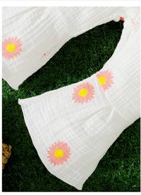 Baby Girl Floral Print Tank Top & Flare Leg Pants