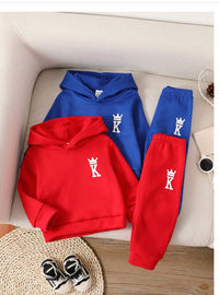 4pcs Baby Boys Letter Print Hoodie Sweatshirt And Sweatpants Set