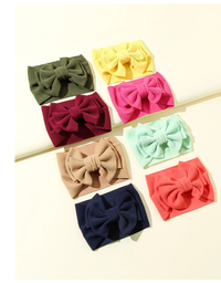 8pcs Baby Bow Decor Hair Band