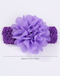 4pcs baby flower decor headband