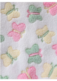 1pc Baby Girls' Cute Fleece Hooded Long Sleeve Romper