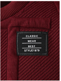 Baby Girl Letter Jacquard Sweatshirt & Pants Set