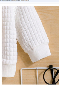 Baby Boy Cartoon Face Print Sweatshirt & Sweatpants