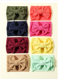 8pcs Baby Bow Decor Hair Band