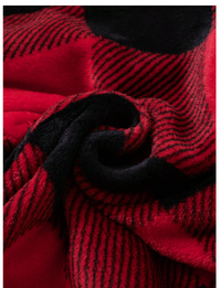 Young Girl Plaid Round Neck Long Sleeve Top And Pants 2 Pieces Casual Set