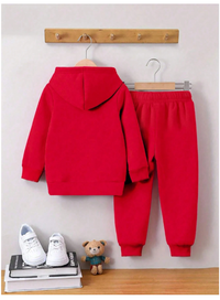 Baby Boys Casual Comfortable Letter Printed Hoodie Outfit